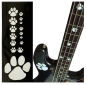 Preview: F-306AP-WT Inlay Stickers, Animal Foot Prints - Fret Markers
