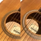 Preview: RS-244ST-HE Inlay Stickers, Rosette Stripes (Woody-Herringbone) - Purfling for Guitars