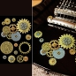 Preview: B-187ST-SET Inlay Stickers, Body-Steampunk Gear Inlay Set