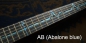 Preview: F-031EK-BL Inlay Stickers, EKG Line Fret Inlay Decals Guitar (AB)