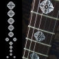 Preview: F-072CC-MT Inlay Stickers, Celtic Cross (Metallic) Fret Markers