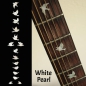 Preview: F-099DV-WT Inlay Stickers,Dove Fret Markers (WS)