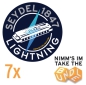 Preview: Seydel 1847 LIGHTNING Blues Mundharmonika im Set 16627 – in G, A, Bb, C, D, E und F