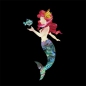 Preview: UK-272LM-N Inlay Stickers, Little Mermaid