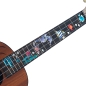 Preview: UKF-258SS-S Inlay Stickers, Fret Mark-Ukulele Small Sea World