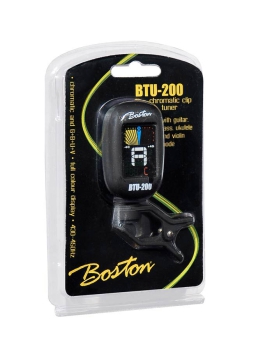 Boston BTU-200 Chromatischer Clip-Tuner (auch G+B+U+V), Vollfarbdisplay, 430-450Hz