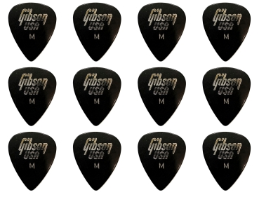 Gibson USA 351 Wedge Standard Pick Plektrum Medium 12 Stück
