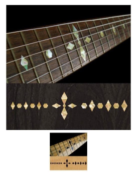 F-015CK-AW Inlay Stickers, Fret Mark-Checker (AWP)