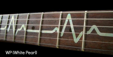 F-031EK-WT Inlay Stickers EKG Line Fret Markers Decals Guitar