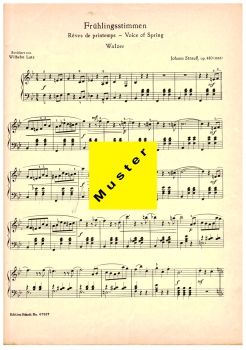Frühlingsstimmen Nr. 07817 - Edition Schott für Klavier