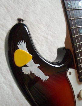 PH-240EG Inlay Stickers, Picks on Stickers "Pick Holder"-Eagle 2 sheets/pack