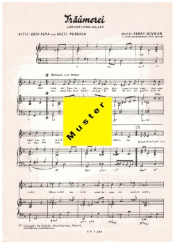 Träumerei - Noten für Klavier
