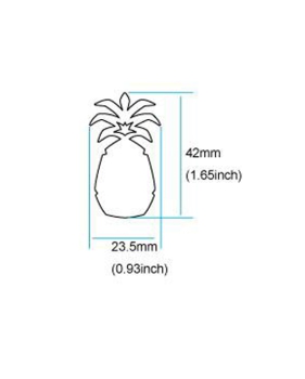 UK-267PH Inlay Stickers, Pineapple