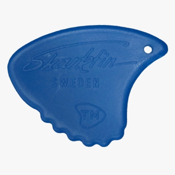 Sharkfin mit Relief Plektrum hart 1,05mm Blau 12 Stück