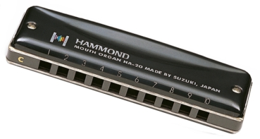 Hammond SUZUKI HA-20 Blues Mundharmonika in C