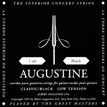 Augustine Black 1 Satz 6 Saiten für Konzertgitarre