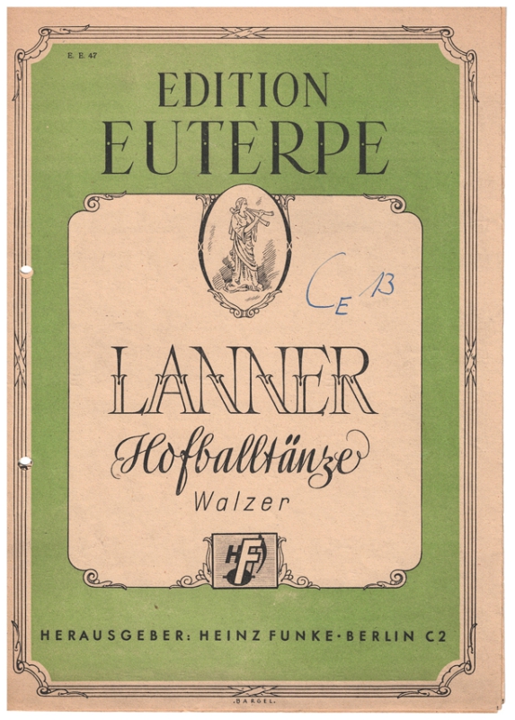 Lanner Hofballtänze - Noten für Klavier