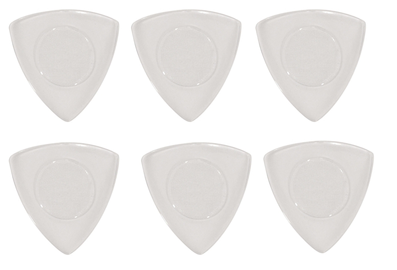 Dunlop Plektrum Stubby Triangle transparent 1,50mm 6 Stück