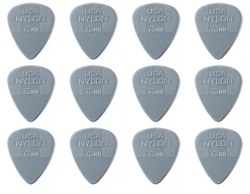 Dunlop Standard 0,73mm Plektrum grau (12 Stück)