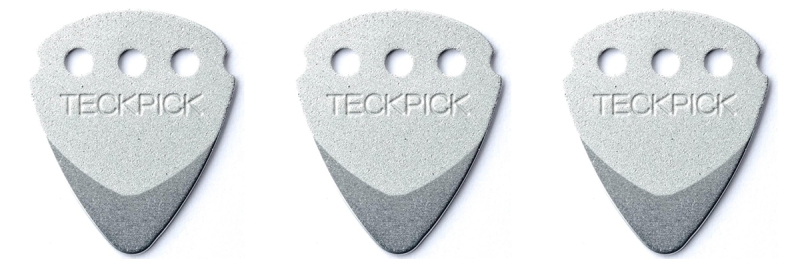 Dunlop 467 TECKPICK Aluminium Plektrum CLR Transparent 3 Stück