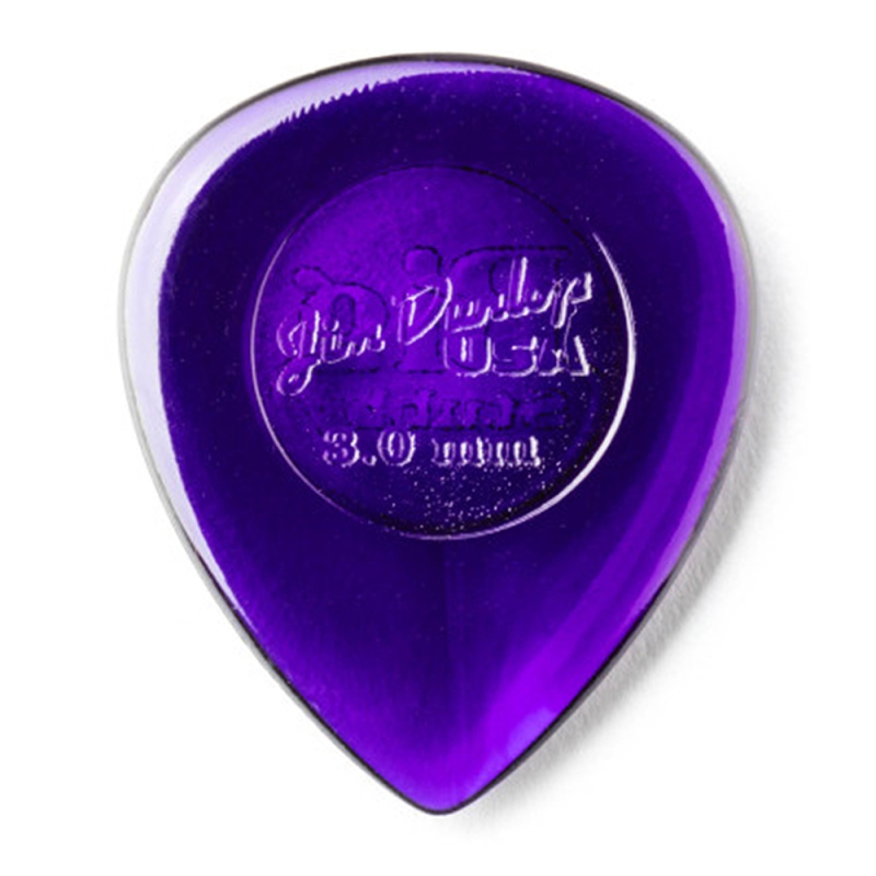 Dunlop 474 Stubby Jazz Picks 3,0mm Lila 6 Stück