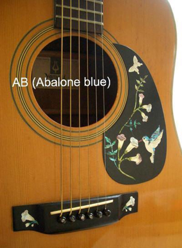 B-150AH-BL Inlay Stickers, Assorted Hummingbird
