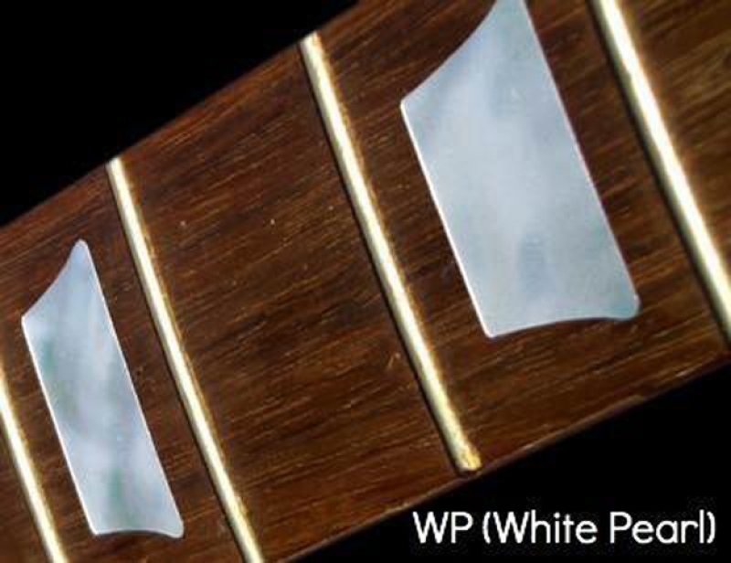 F-006DT-WT Inlay Stickers, Dish / TRAPEZOID Fret Markers (WS)