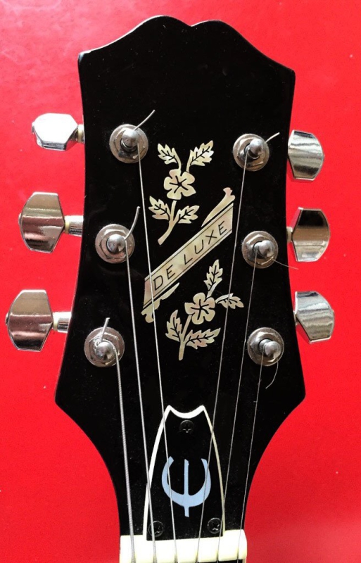 H-132DV-AW Inlay Stickers, Headstock-De Luxe Flowers