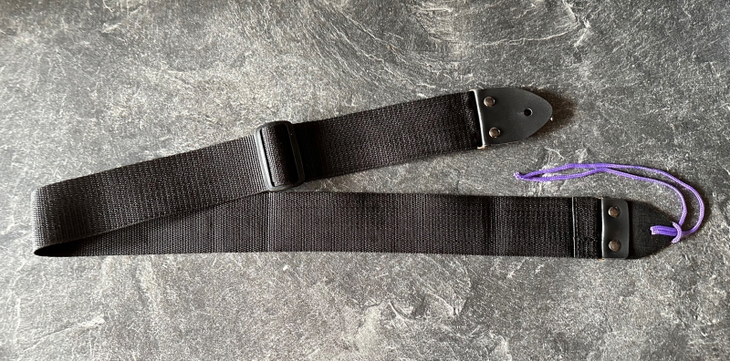 Gitarrengurt Rhythin in Schwarz Nylon - Guitar Strap