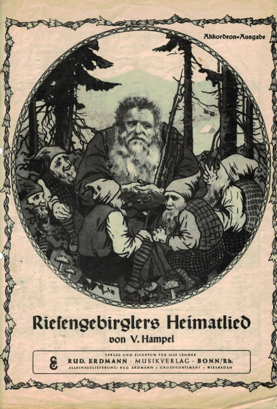 Riesengebirglers Heimatlied von V. Hampel für Akkordeon
