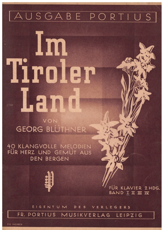 Im Tiroler Land Band 1 - für Klavier