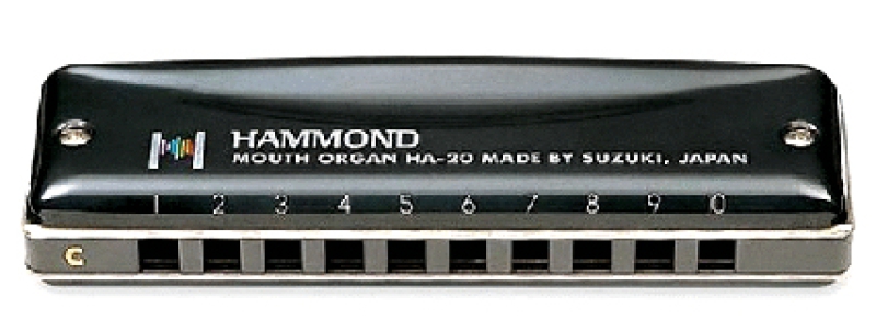 Hammond SUZUKI HA-20 Blues Mundharmonika in C