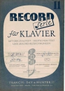 Record Serie für Klavier Heft 11 für Klavier